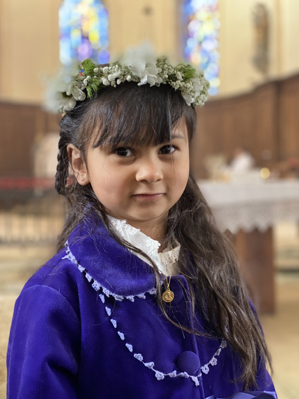 1ère communion d&rsquo;Abigaëlle